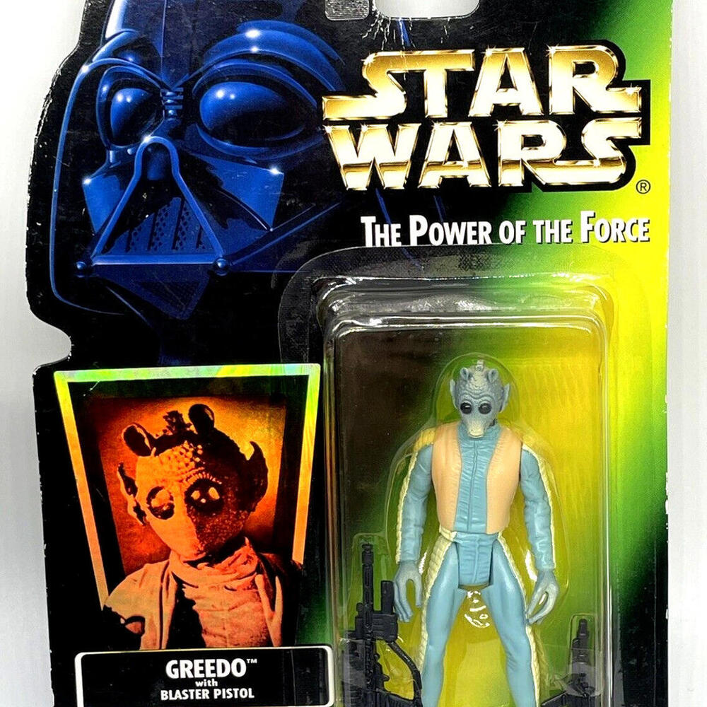 Kenner Star Wars POTF Greedo Action Figure Collection‎ 1 Vintage 1996 Sealed